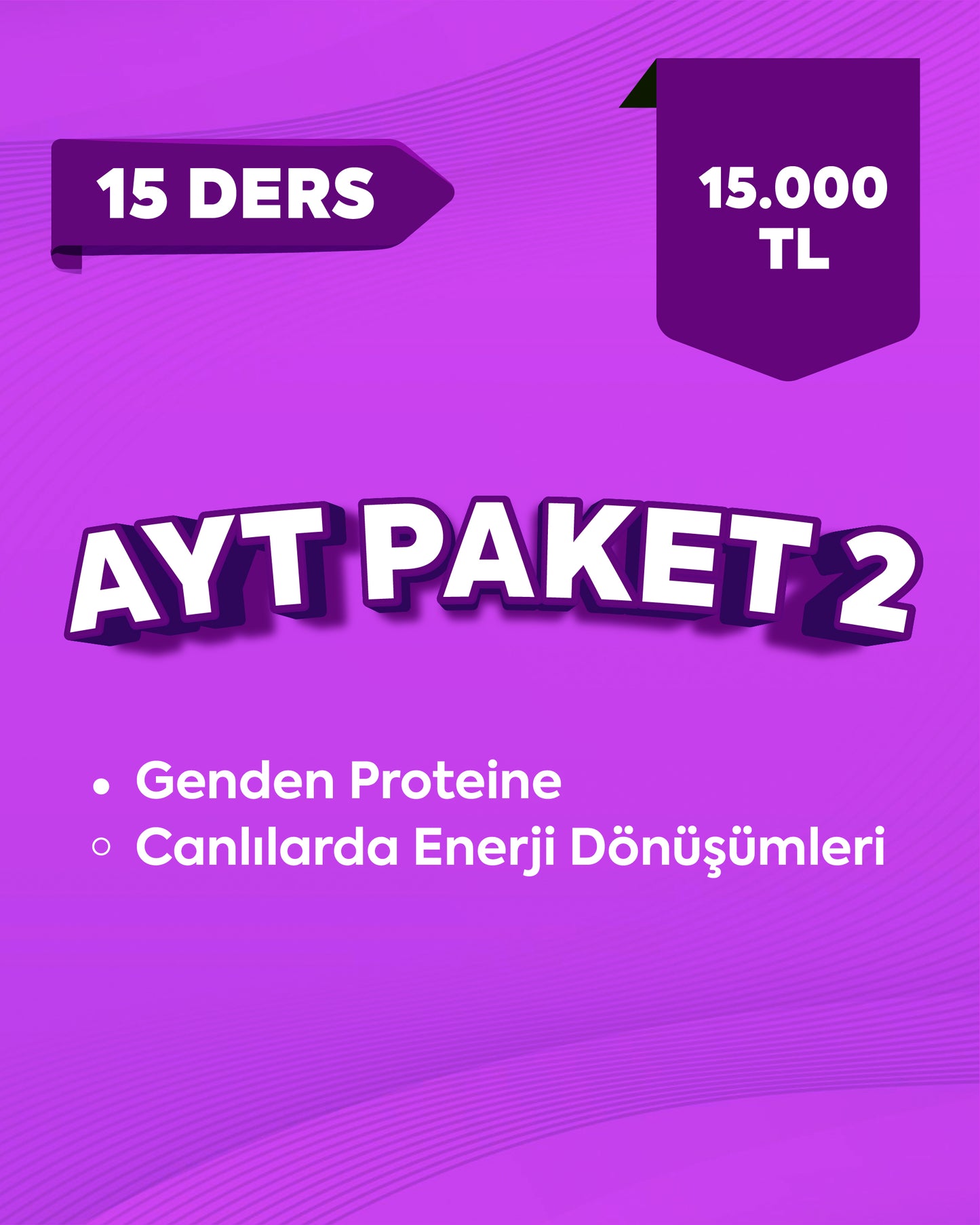 AYT Biyoloji Paket 2