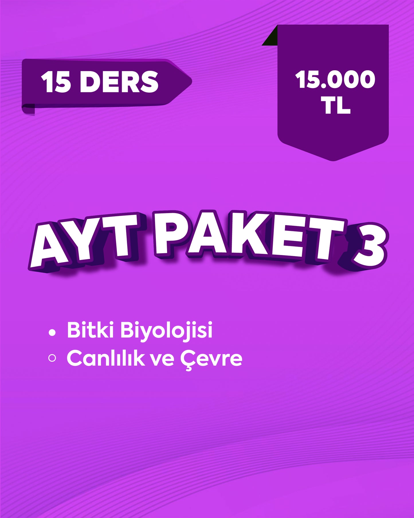 AYT Biyoloji Paket 3