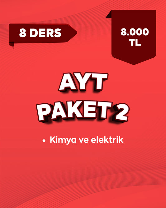 AYT Kimya - Paket 2
