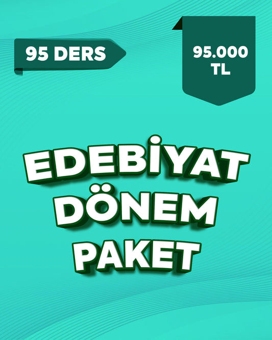AYT Edebiyat Dönem Paket