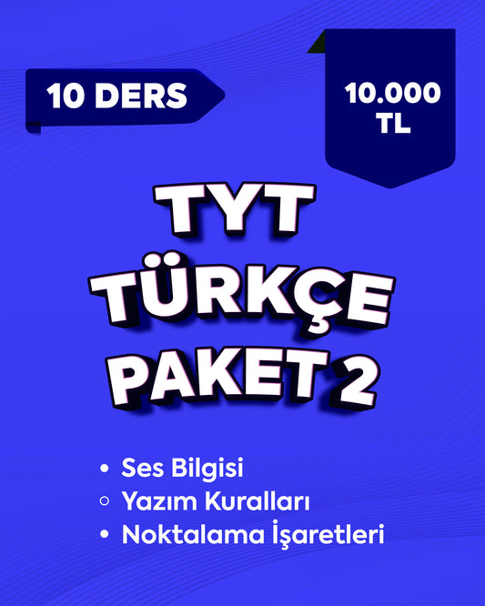 TYT Türkçe Paket 2