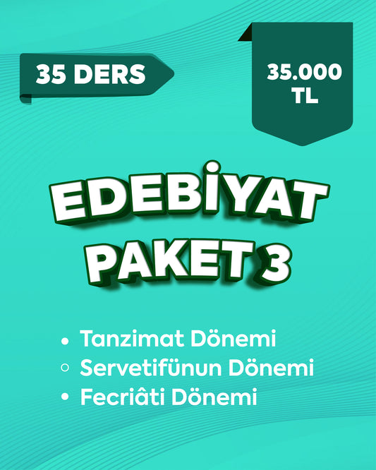 AYT Edebiyat Paket 3