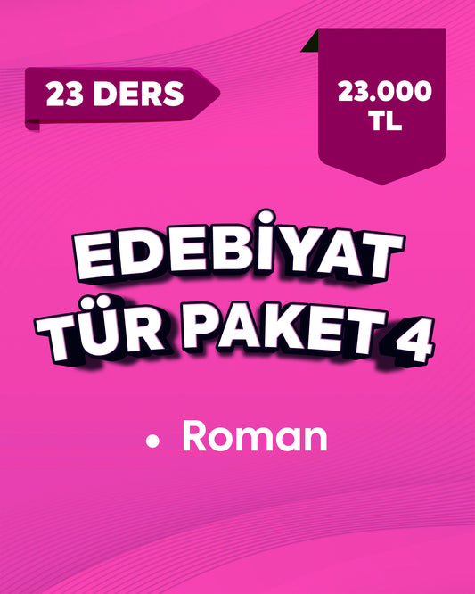 AYT Edebiyat Paket 4