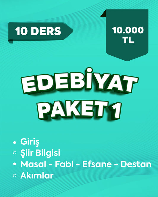 AYT Edebiyat Paket 1