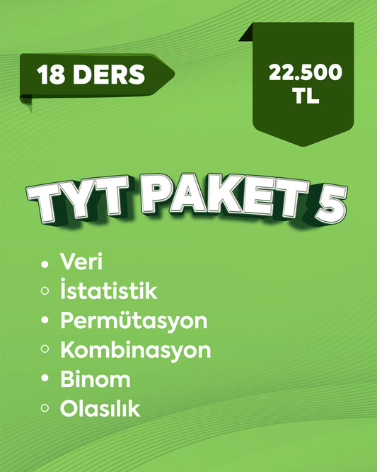 TYT Matematik - Paket 5