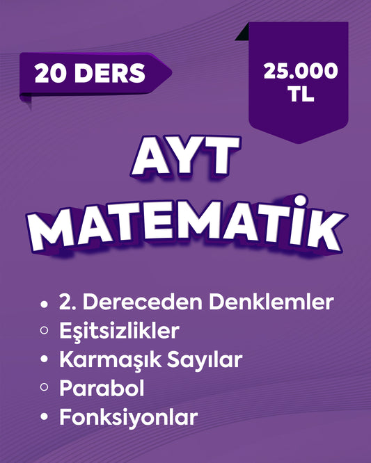 AYT Matematik - Paket 2