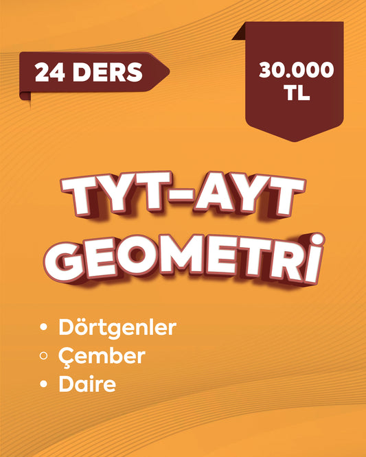 TYT - AYT Geometri - Paket 2