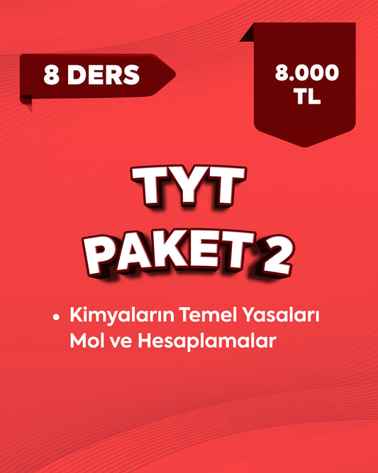 TYT Kimya - Paket 2